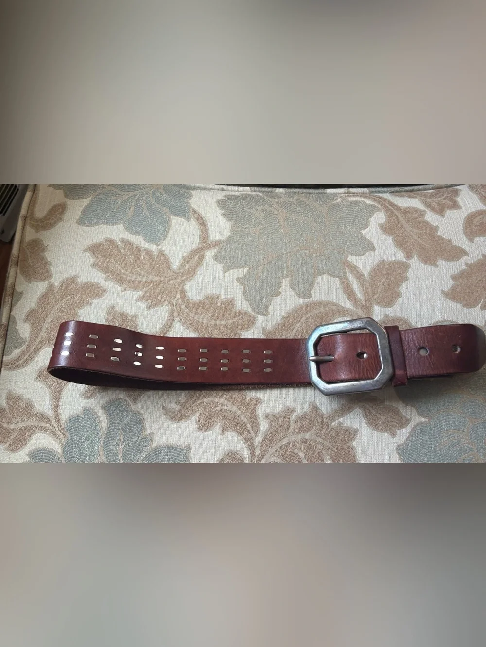 Vintage True Religion Leather Belt, size 32